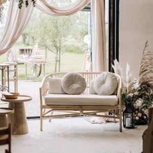 Bamboe & rotan banken huren bij Loods of Rentals